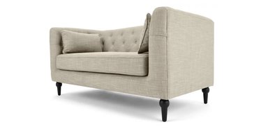 SOFÁ YOLODECORO FLYNN 2 CUERPOS LINO TOPO