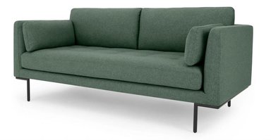 SOFÁ YOLODECORO HARLOW 2 CUERPOS VERDE