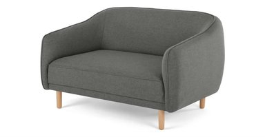 SOFÁ YOLODECORO HARING 2 CUERPOS GRIS OSCURO