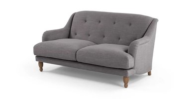 SOFÁ YOLODECORO ARIANA 2 CUERPOS GRIS GRAFITO