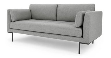 SOFÁ DE 2 CUERPOS HARLOW - GRIS MONTAÑA