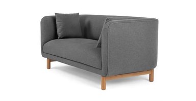 SOFÁ YOLODECORO BECCA 2 CUERPOS GRIS MARGA