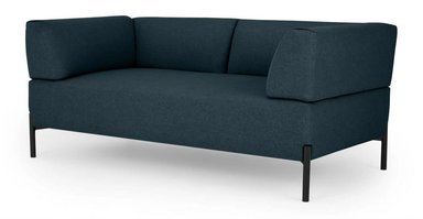 SOFÁ DE 2 CUERPOS KIVA - AZUL EGEO