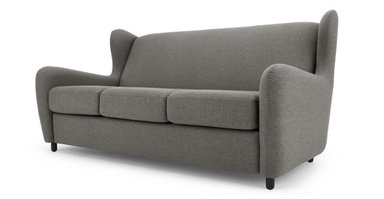 SOFÁ YOLODECORO RUBENS 3 CUERPOS GRIS NÍQUEL