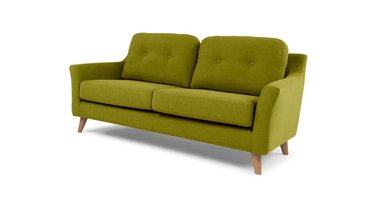 SOFÁ YOLODECORO RUFUS 2 CUERPOS VERDE HOJA