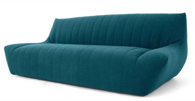 SOFÁ YOLODECORO IVAN 3 CUERPOS AZUL MINERAL