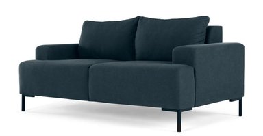 SOFÁ DE 2 CUERPOS OSKAR - AZUL EGEO