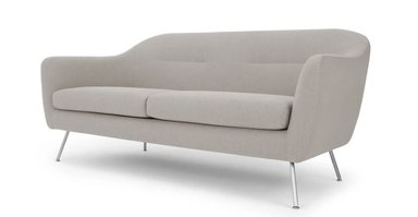 SOFÁ DE 3 CUERPOS REECE - GRIS SÍLEX