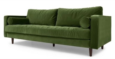 SOFÁ YOLODECORO SCOTT 3 CUERPOS VERDE HIERBA