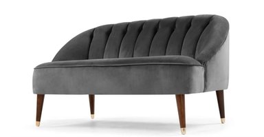 SOFÁ YOLODECORO MARGOT 2 CUERPOS GRIS ESTAÑO