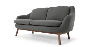 SOFÁ DE 2 CUERPOS OSLO - GRIS MARGA