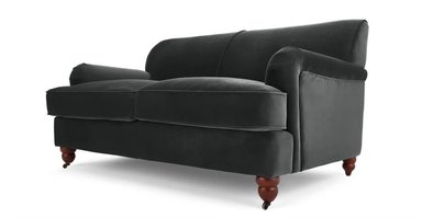 SOFÁ DE 2 CUERPOS ORSON - GRIS MEDIANOCHE