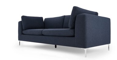 SOFÁ YOLODECORO MONTEROSSO 3 CUERPOS AZUL TORMENTA