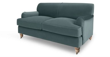 SOFÁ YOLODECORO ORSON 2 CUERPOS VERDE MAR