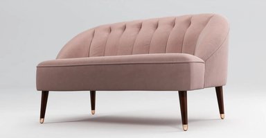 SOFÁ YOLODECORO MARGOT 2 CUERPOS ROSA