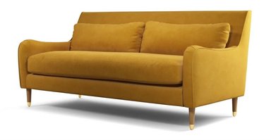 SOFÁ YOLODECORO OKSANA 3 CUERPOS AMARILLO CÚRCUMA