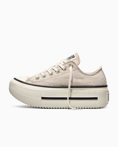 CHUCK TAYLOR ALL STAR DOUBLE STACK PLATFORM DEER BEIGE - 2