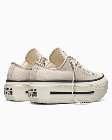 CHUCK TAYLOR ALL STAR DOUBLE STACK PLATFORM DEER BEIGE - 5