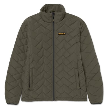CASACA HOMBRE MEDIUMWEIGHT INSULATED QUILTED VERDE - 1