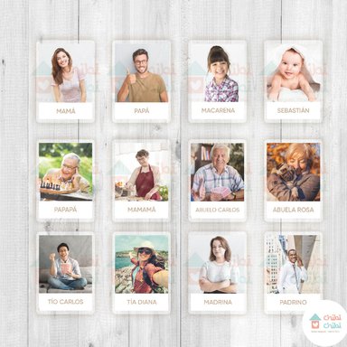 FLASHCARD – LA FAMILIA