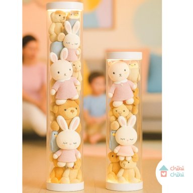 TUBO PARA JUGUETES BLANCO 50cm