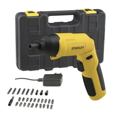 ATORNILLADOR INALÁMBRICO STANLEY 1/2' 4V + 30 ACCESORIOS - SCS4K-B2