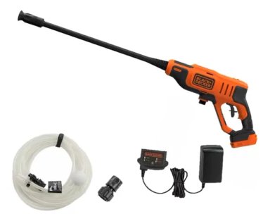 LAVADORA A PRESIÓN INALÁMBRICA 20V - 350 PSI BLACK+DECKER