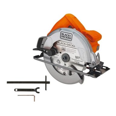 SIERRA CIRCULAR 7 1/4' (184MM) 1500W CORTE EN 90° 62MM BLACK + DECKER - CS1024-B2C
