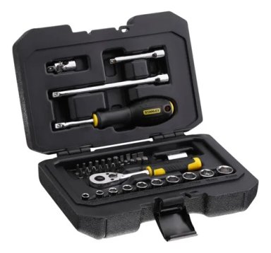 JUEGO DE HERRAMIENTAS 1/4'  38 PIEZAS STANLEY STMT82828-LA