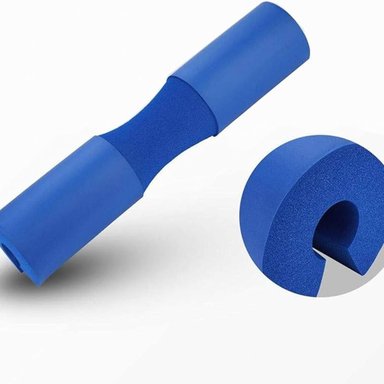 ALMOHADILLA SPORT FITNESS BP-6102 BARBELL PAD BARRA C AZUL - 3
