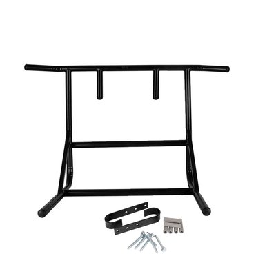 BARRAS SPORT FITNESS PARA DOMINADAS Y PARALELAS NEGRO