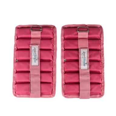 TOBILLERA SPORT FITNESS TBMR003 ROSADO AJUSTABLE CON PESO METAL R 4KG