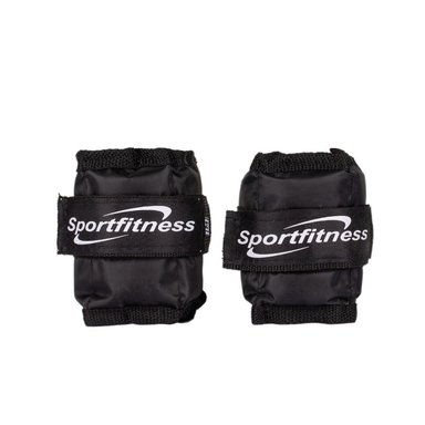 TOBILLERA/MUÑEQUERA AJUSTABLE CON PESO ARENA- 0.5K | NEGRO - 4