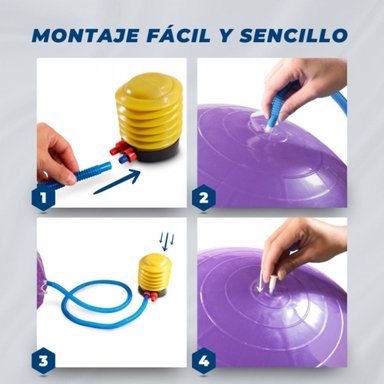 PELOTA DE PILATES Y/O YOGA FITNESS - MORADO | MORADO - 2