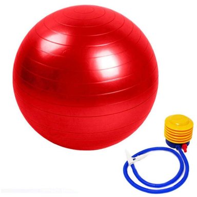 PELOTA PILATES SPORT FITNESS PT013 Y/O YOGA FITNESS ROJO
