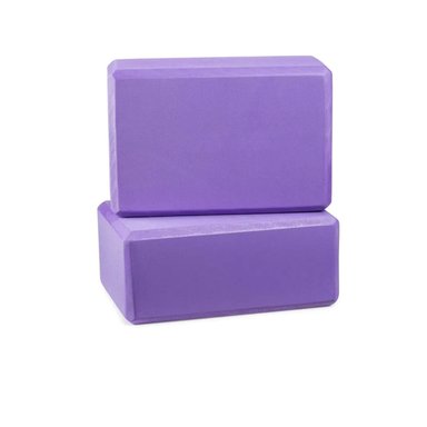 2 Ladrillos de espuma para yoga - Lila - 3