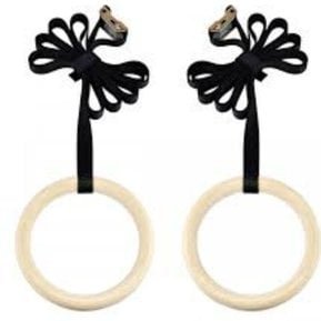 ANILLOS SPORT FITNESS MADERA AROS OLÍMPICOS GIMNASIA CROSSFIT CALISTENIA