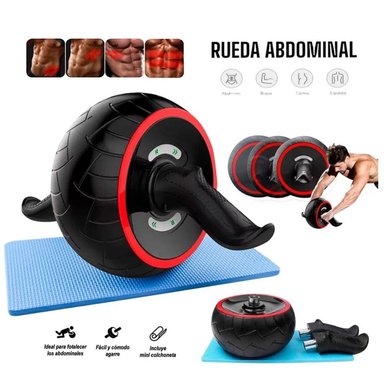 RUEDA ABDOMINAL SPORT FITNESS RD1001 CARVER POTENTE NEGRO - 2