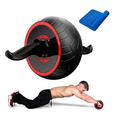 RUEDA ABDOMINAL SPORT FITNESS RD1001 CARVER POTENTE NEGRO - 3