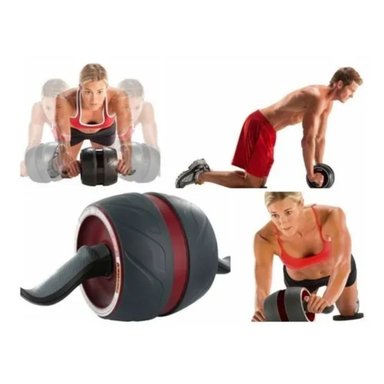 RUEDA ABDOMINAL CARVER + ALMOHADILLA | NEGRO - 3