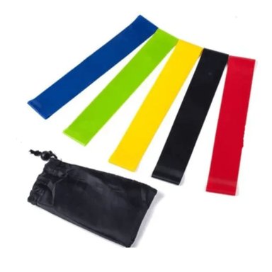 BANDAS ELÁSTICAS SPORT FITNESS BAN-5102 MULTICOLOR IDEAL BRAZOS Y PIERNAS