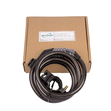 SEGURO MONTAÑERA SPORT FITNESS 98610 NEGRO PARA BICICLETA, MOTO, CARRIOLAS, REJAS