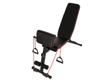 BANCA SPORT FITNESS NEGRO CON PREDICADOR MULTIFUNCIONAL IMPORTADO LIGAS RN