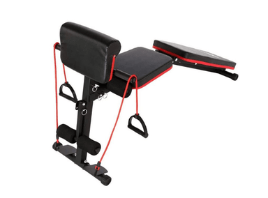 BANCA SPORT FITNESS NEGRO CON PREDICADOR MULTIFUNCIONAL IMPORTADO LIGAS RN - 2