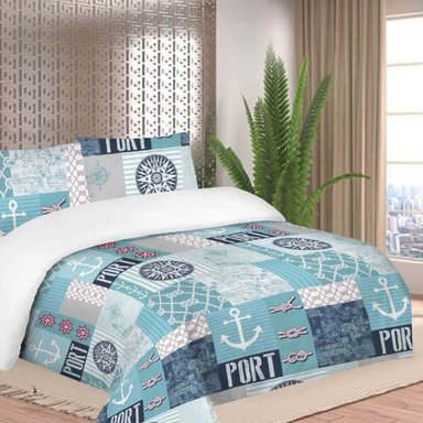 EDREDÓN LUJO 2 PLAZAS CELESTE NAUTICA