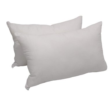 ALMOHADA LUJO KING 85X50CM BLANCO CLÁSICA