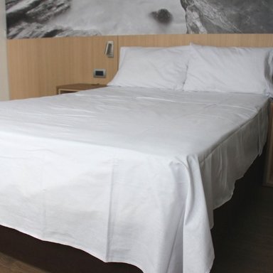 SET SÁBANAS LUJO KING BLANCO 4 PIEZAS