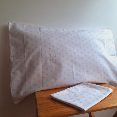 FUNDA ALMOHADA LUJO 2 PLAZAS ALGODÓN 70X50CM BLANCO ESTRELLA SET X 2 UNIDADES - 2
