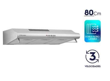 CAMPANA EXTRACTORA ELECTROLUX ANCHO 80CM EJSE302TBJS 30 PULGADAS