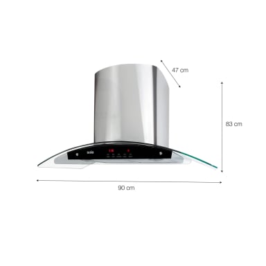 COMBO SOLE COCINA A GAS EMPOTRABLE 4 QUEMADORES SOLCO034 + HORNO A GAS SOLHO007 + CAMPANA VENUS PLUSS - 3